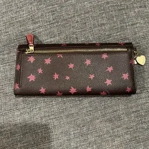 Coach | Bags | Coach Pink Star Signature Print Wallet | Poshmark display picture 1